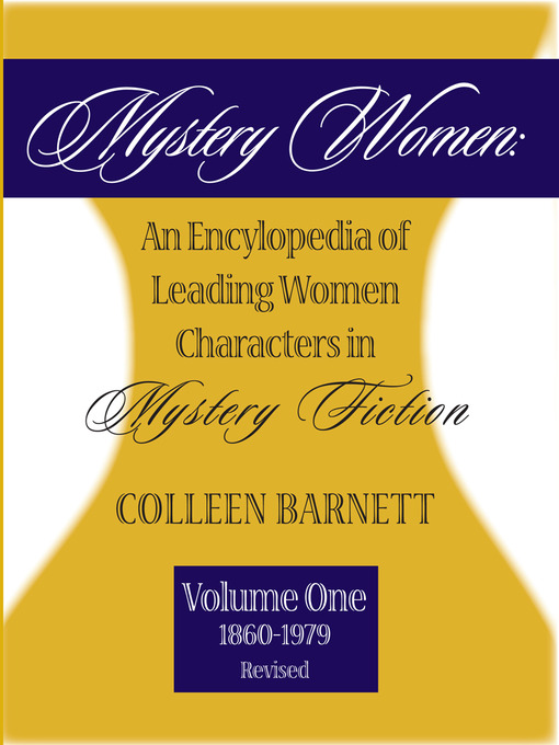 Title details for Mystery Women, Volume One (Revised) by Colleen Barnett - Available